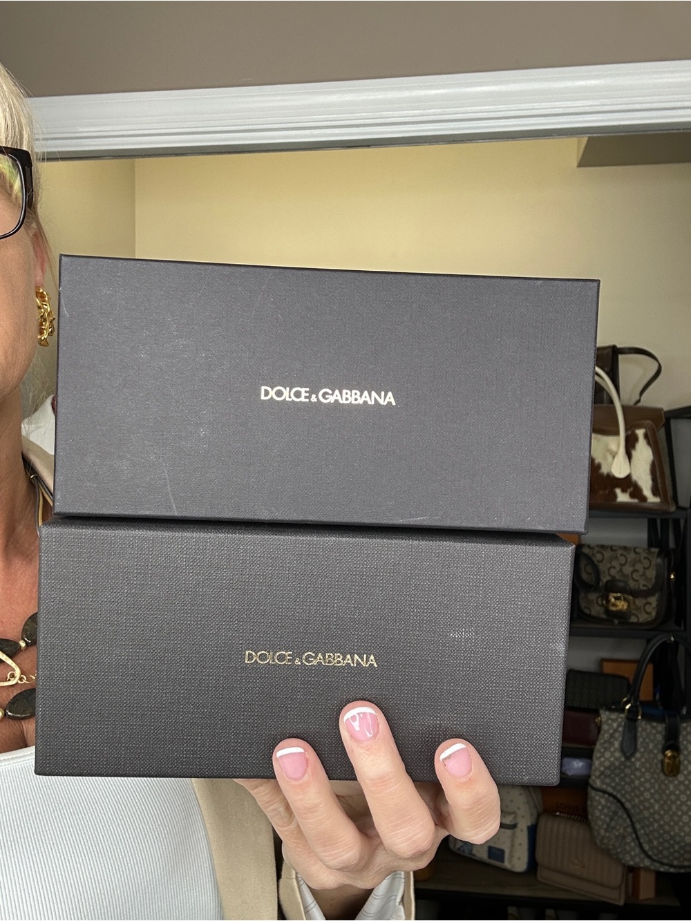 Dolce & Gabbana Dark Brown and Gold Logo Box Set